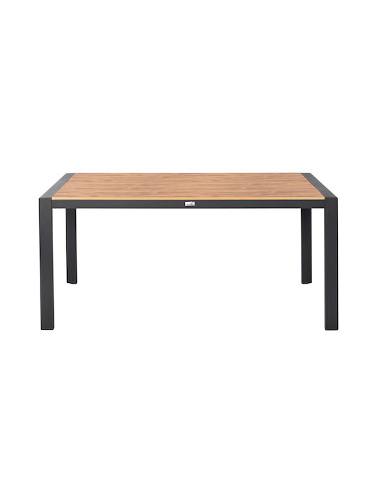 Masa pentru spații exterioare Aluminiu Goya Cărbune de lemn 160x80x75buc