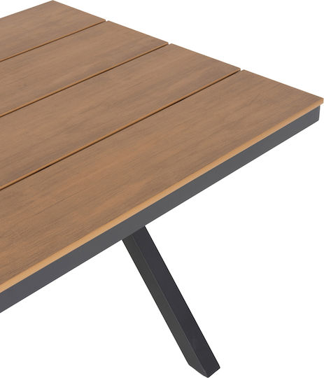 Tisch Stabil Tawnee Charcoal 150x89.5x73cm