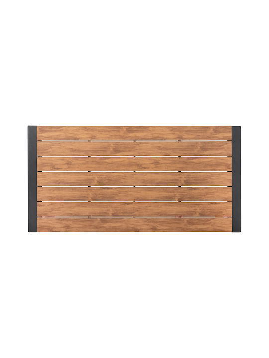 Masa pentru spații exterioare Aluminiu Goya Cărbune de lemn 160x80x75buc