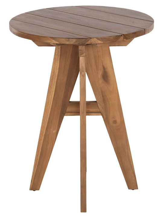 Leo Sitting Room Outdoor Wood Table Natural 60x60x75cm