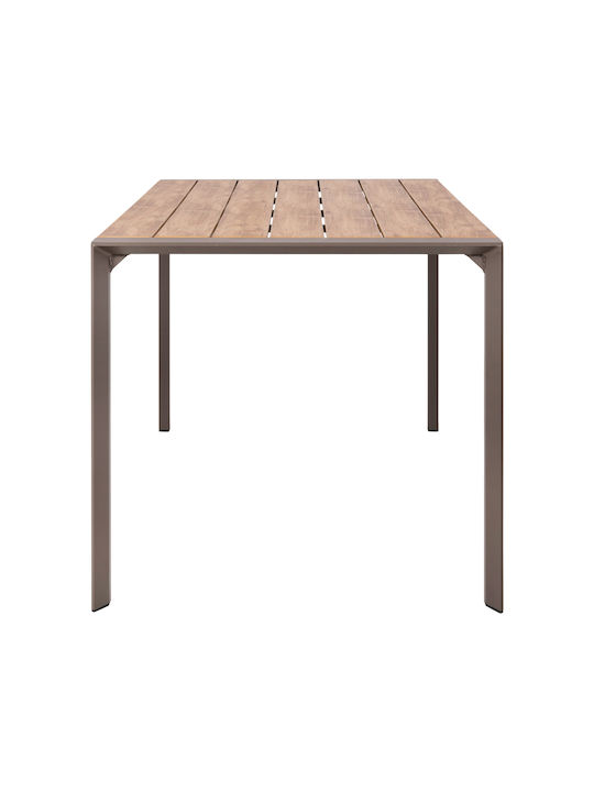 Garden & Terrace Table Aluminum Goya Champagne 160x80x75cm