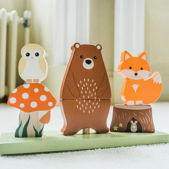 Orange Tree Toys Παιχνίδι Στοίβαξης από Ξύλο για 18+ Μηνών