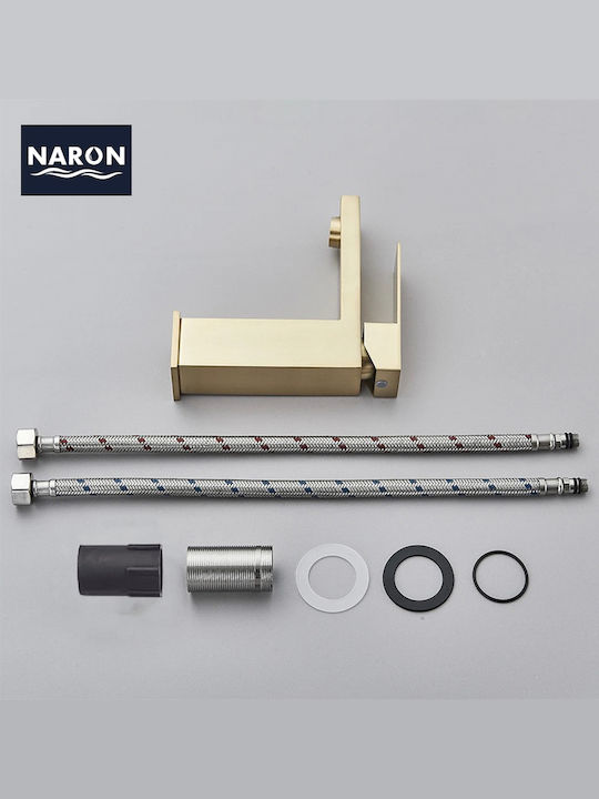 Naron Mischung Waschtischarmatur Gold