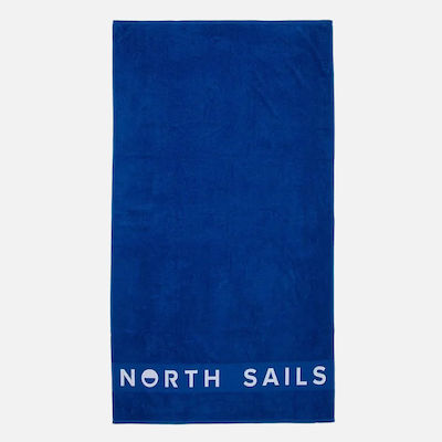 Cotton Towel North Sails 623267000-831 172 X 98 Cm Blue