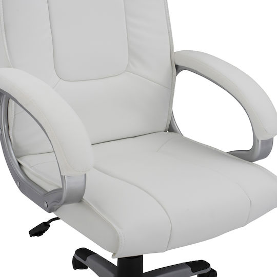 HomeMarkt Chander Executive Office Chair With Recline White
