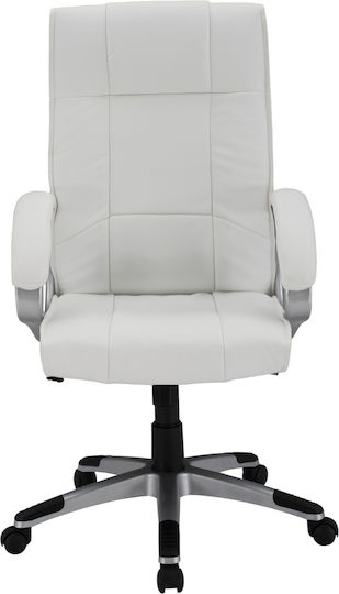 HomeMarkt Chander Executive Office Chair With Recline White