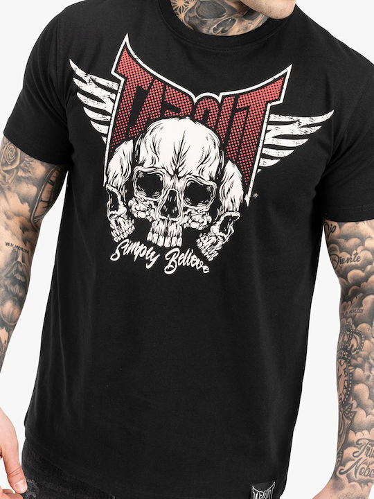 Тениска Black/red/ecru