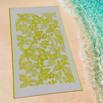 Lino Home Beach Towel Cotton Green 160x86cm.
