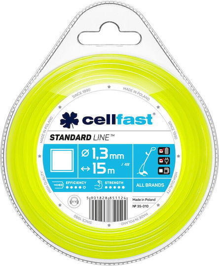 Cellfast Μεσινέζα Τετράγωνη Μήκους 15m και Πάχους 1.3mm