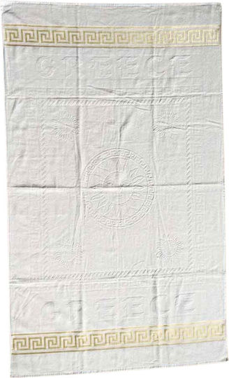 Beach Towel Cotton White 170x100cm.