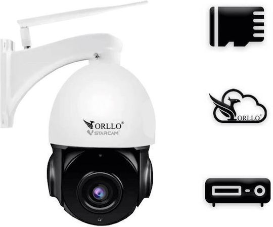 Orllo Z18 IP Камера за наблюдение Wi-Fi/4G Full HD+ 4MP Водоустойчива с Двупосочна Комуникация и Обектив 2.4мм