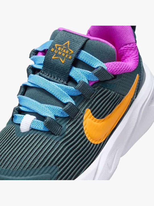 Star Runner Star Runner 4 Kids Sports Shoes Running with Laces Multicolour