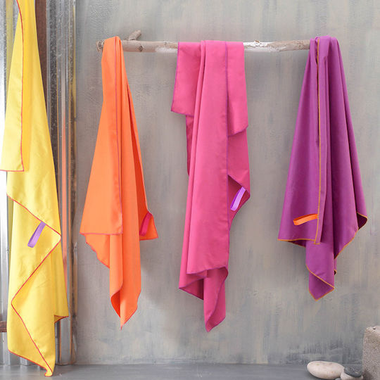 Rythmos Urban Πετσέτα Microfiber Σώματος 200gr/m² Μωβ 160x90εκ.