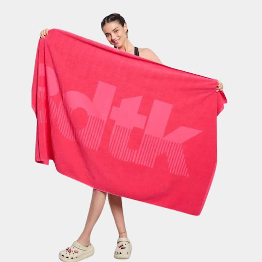 BodyTalk Beach Towel Cotton Pink 180x100cm.