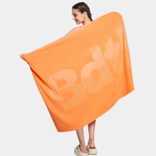 BodyTalk Beach Towel Cotton Orange 180x100cm.