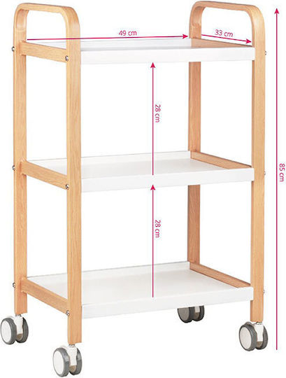 Beauty Roll Hair Salon Maintenance Cart