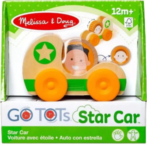 Melissa & Doug Όχημα από Ξύλο με Ήχους