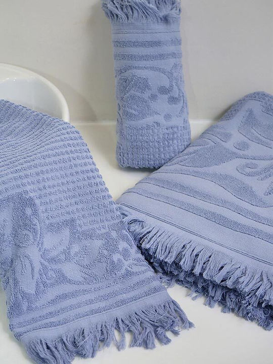 Sunshine Bath Towel Κρόσι 80x150cm. Blue Weight 520gr/m²