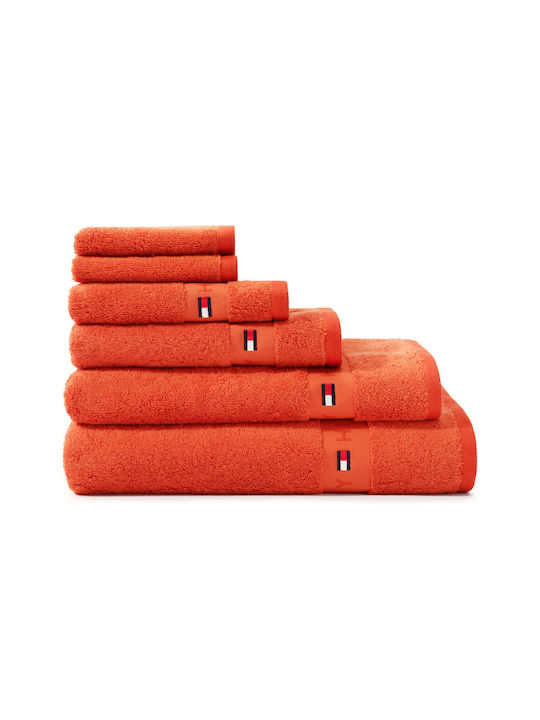 Tommy Hilfiger Hand Towel Legend 40x60cm Papaya Weight 450gr/m²