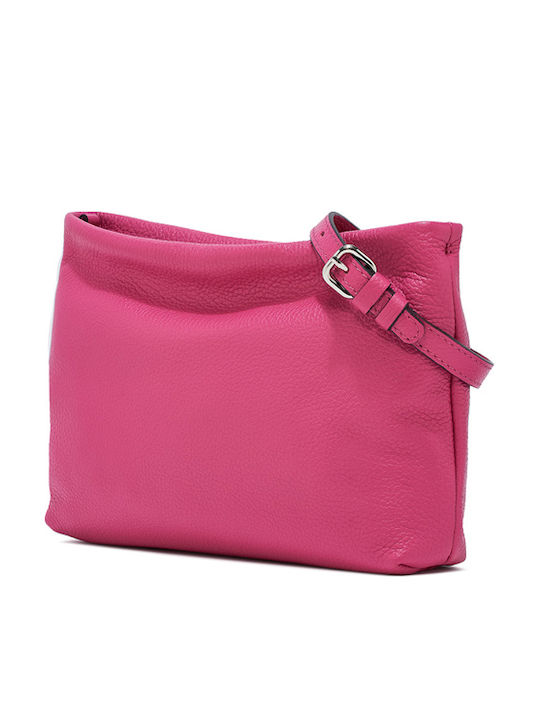 Leder Damenumschlag Fuchsie