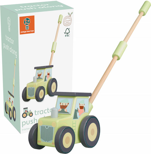 Orange Tree Toys Push Along Push-along από Ξύλο για 18+ Μηνών