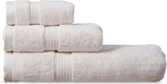 Nef-Nef Homeware Προσώπου Aegean 50x100εκ. Ecru Βάρους 705gr/m²