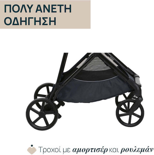 Chicco Seety Adjustable Baby Stroller Suitable for Newborn 53 Boston Grey 7kg