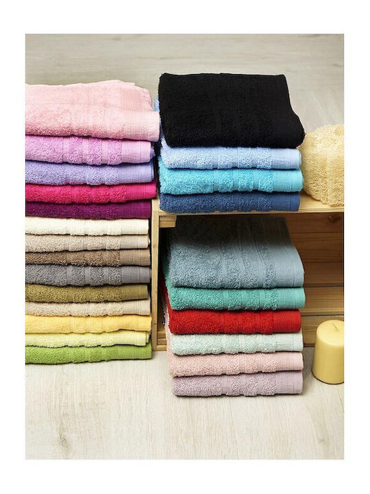 Sunshine 3pc Bath Towel Set Χίμπουρι Ecru Weight 500gr/m²