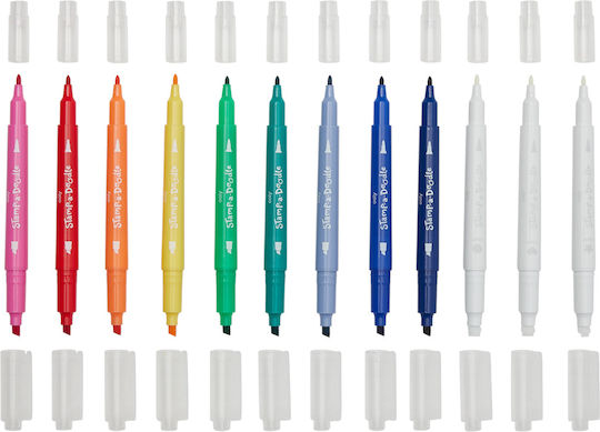 Double-ended Markers Stamp-a-doodle Stamps Set 9 Colors 3 Color-changing Pens