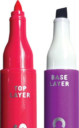 Double Color Layers Markers Set 8
