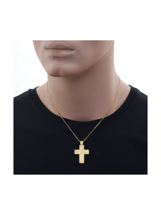 Men's Gold Cross 14K