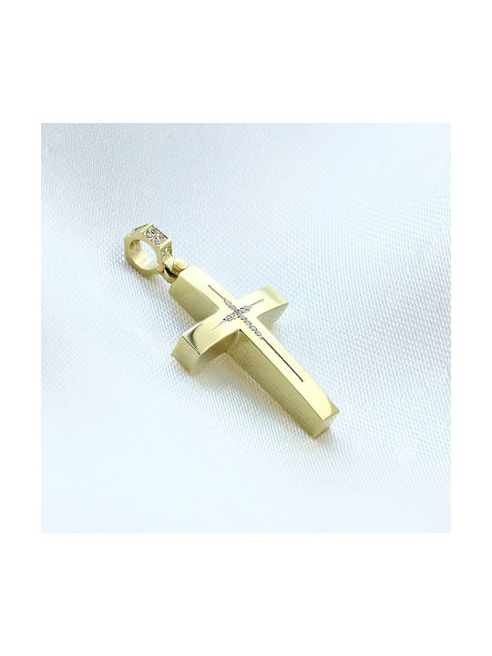 Femeiesc Aur Cruce 14K