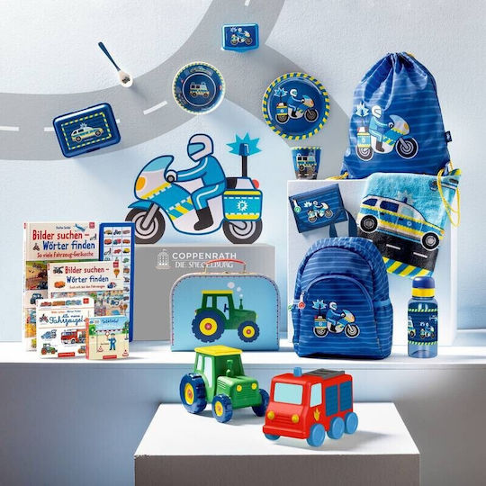 Die Spiegelburg Magical Police Motorcycle Kids' Beach Towel 60x30cm