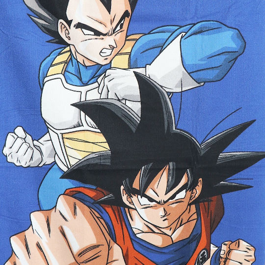 Aymax Dragon Ball Παιδική Πετσέτα Θαλάσσης Μπλε 140x70εκ.