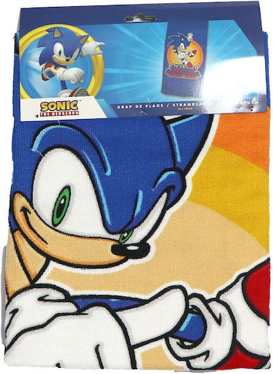 Aymax Sonic Детски плажен кърпа Син 140x70см.