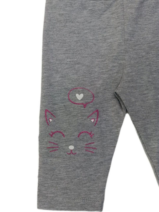 Trendy Shop Kids Capri Legging Gray