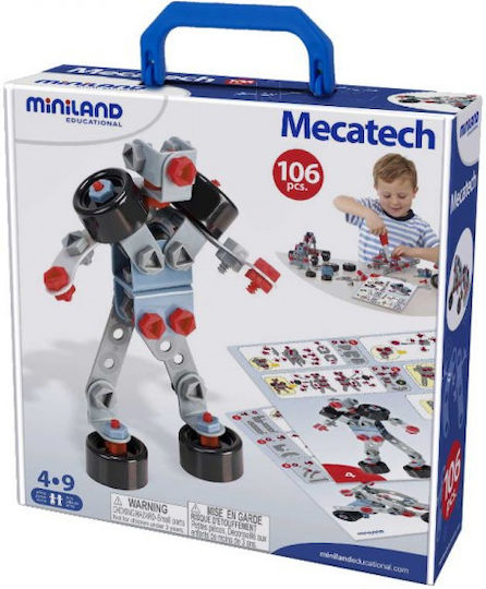 Miniland Παιχνίδι Κατασκευών Mecatech για Παιδιά 3+ Ετών