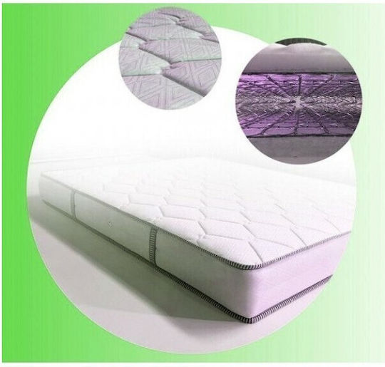 Achaia Strom Economy Anatomic Semi-double Ortopedie Saltea 110x190x21cm cu Arcuri