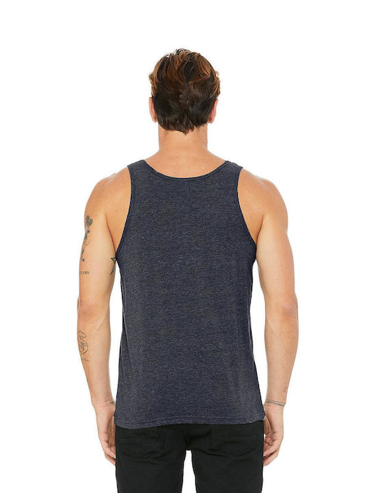 Unisex Tank Top | Unisex Jersey Tank | 3480 Heather Navy