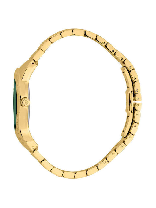 Roberto Cavalli Snake Core Crystals Watch with Gold Metal Bracelet