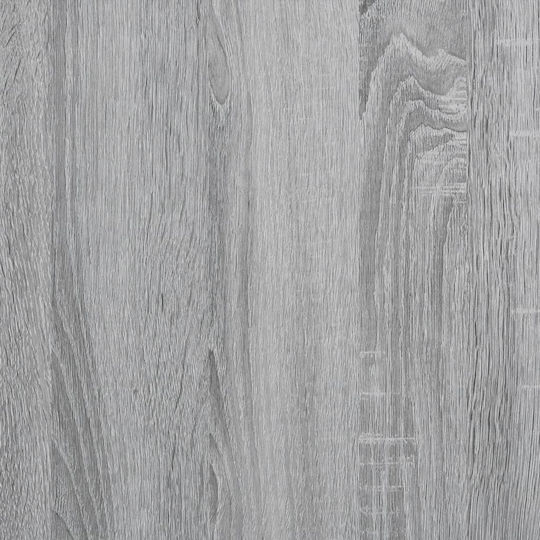 vidaXL Декоративна куфар Дърво Сив 100x42x46бр