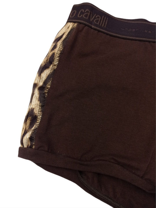 Roberto Cavalli Men's Boxer Coffee