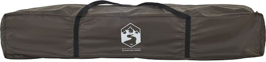 vidaXL Camping Tent Brown with Double Cloth for 4 People 260x260x211cm