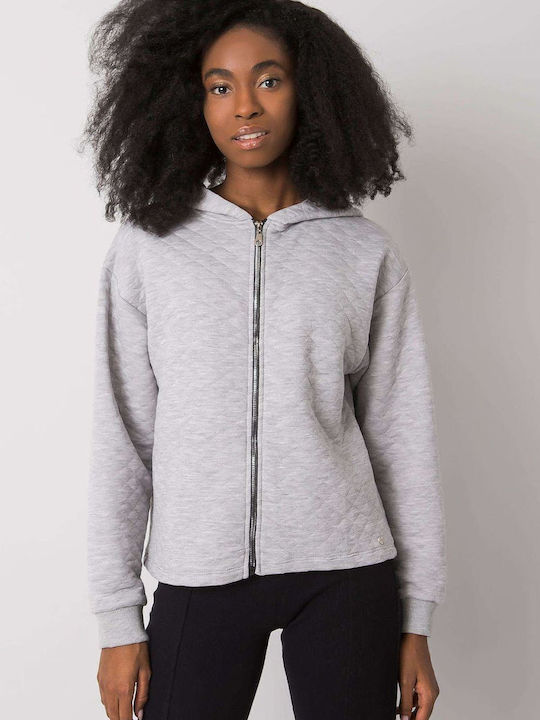 BFG Women's Hooded Cardigan Gray