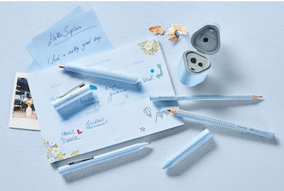 Faber-Castell Pencil Set with Eraser Light Blue