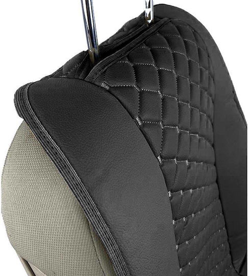 Auto Gs Car Seat Back 2pcs Leatherette Royal Black