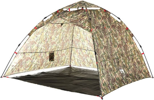 vidaXL Sommer Campingzelt Grüne Für 4 Personen 260x246x180cm
