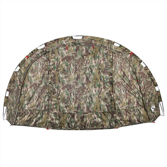 vidaXL Fishing Igloo Green for 4 People 298x236x152cm
