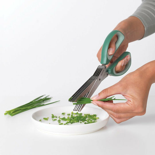 Brabantia Schere Kräuter aus Edelstahl Grün