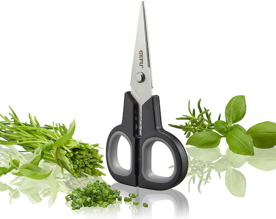 Gefu Stainless Steel Herb Scissor Black